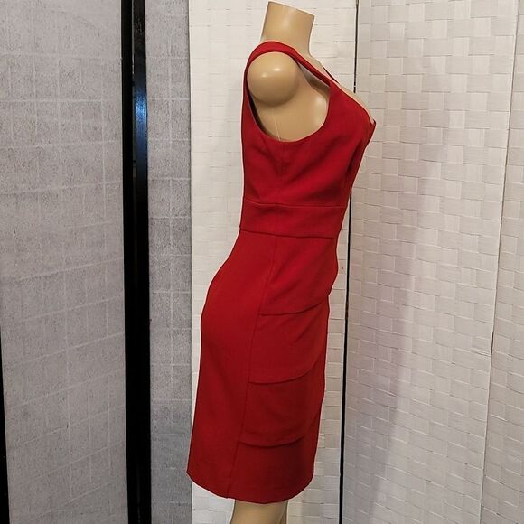 S.L.FASHIONS SLEEVELESS INVIBLE ZIPPER DOWN BACK DRESS - Picture 10 of 16